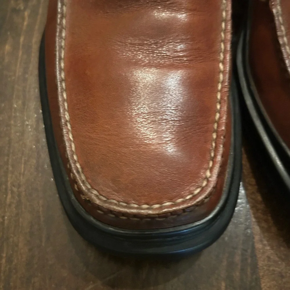 Cole Haan Santa Barbara Loafers 10 Brown Leather Slip On Preppy Business Casual